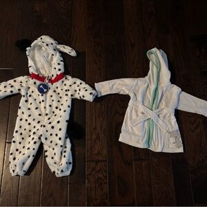 Dalmatian costume and robe 0-9 months